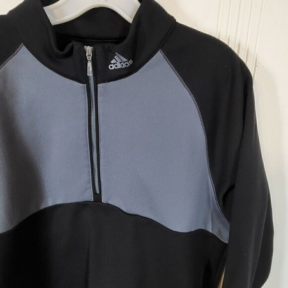 Adidas Men's Gray & Black Cuma Warm Pullover - Picture 5 of 9